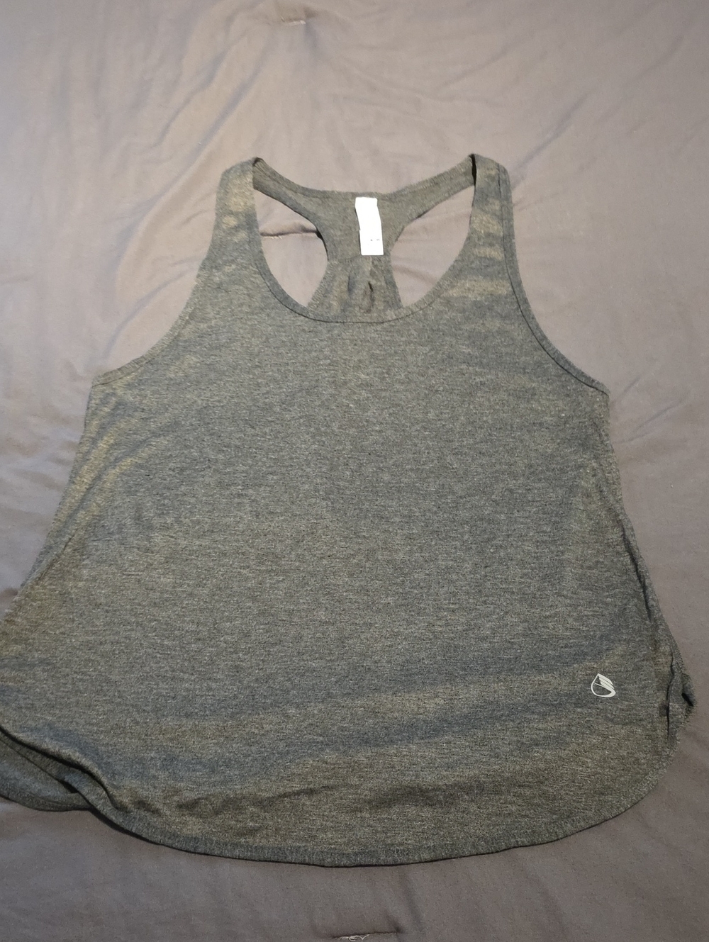 Women's Racerback Tank Top - Gray